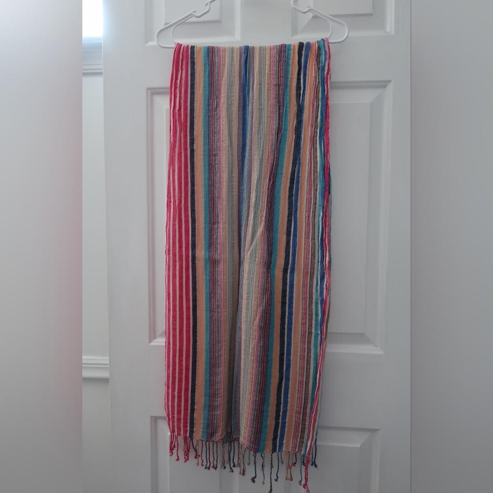 Chico’s Stripe Scarf, Multicolor